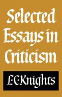 Selected Essays in Criticism 0521280834 Book Cover