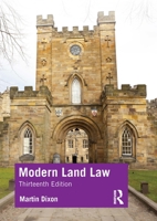 Modern Land Law 0415690544 Book Cover