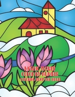 MOSAIC FLOWER COLOR BY NUMBER COLORING BOOK FOR ADULT: 35 Large Print Unique Mosaic Color By Number Design for drawing and coloring Stress Relieving ... Creative haven color by number Book B088XXLHL9 Book Cover