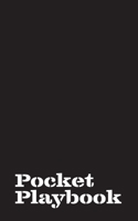 Pocket Playbook: blank field diagrams for coaches to draw football plays, drills, and to write notes, 100 pages, 5 x 8 inches 1656454343 Book Cover
