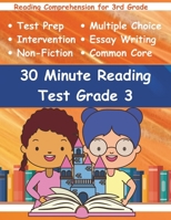 30 Minute Reading Test Grade 3: Reading Comprehension for 3rd Grade B0CHLCPNS6 Book Cover