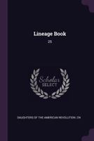 Lineage Book, Volume 25 1379069831 Book Cover