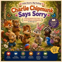 Charlie Chipmunk Says Sorry: Bedtime Stories About Honesty, Kindness, and Friendship for Kids Ages 3-7 Emotional Learning Picture Book B0H8YYFHNT Book Cover