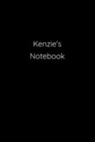Kenzie's Notebook: Notebook / Journal / Diary - 6 x 9 inches (15,24 x 22,86 cm), 150 pages. 169113953X Book Cover
