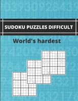 Sudoku Puzzles Difficult World's Hardest: Very hard Sudoku Puzzles | suduko puzzle books for adults large print | Makes a Great Gift for Adults, Grandparents And Seniors.|Edition 2021 B08WK2HCCM Book Cover