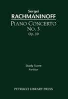 Piano Concerto No. 3 in D Minor, Op. 30 (Dover Miniature Scores) 0769241042 Book Cover