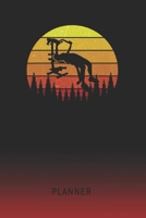 Planner: Personal Trainer 2 Year Weekly Planner 2020 - 2022 Retro Vintage Sunset Cover January 20 - December 21 Planning Organizer Writing Notebook Productive Datebook Calendar Schedule Plan Days, Set 1704135400 Book Cover