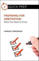 Preparing for Arbitration: What You Need to Know 0314274936 Book Cover