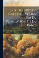 Recherches Et Consida(c)Rations Sur La Population de La France: 1778 1021481831 Book Cover