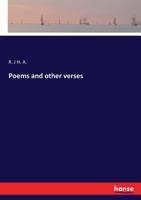 Poems and other verses 3744722732 Book Cover