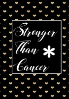 Stronger Than Cancer: Funny Cancer Gifts For Women - Cancer Survivor Gifts For Women & Men  (7x10) Lined Journal Notebooks 1696160235 Book Cover