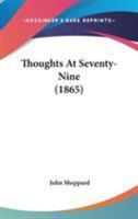 Thoughts At Seventy-Nine 1104413779 Book Cover