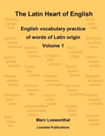 The Latin Heart of English: English vocabulary practice Volume 1 0955848407 Book Cover
