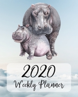2020 Weekly Planner: One-The-Go Weekly Planning Calendar, Gifts For Hippo Lovers 1670011631 Book Cover