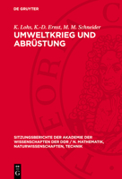 Umweltkrieg Und Abrüstung: Probleme Und Perspektiven 3112732944 Book Cover