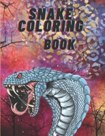 Snake Coloring Book: The snake coloring book is very beautiful that everyone can buy and color B09GZFHZL1 Book Cover