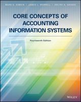 Core Concepts of Accounting Information Systems, 14th Edition 1119441463 Book Cover
