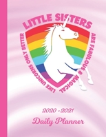 Daily Planner: Little Sister Pink 1 Year Organizer (12 Months) | 2020 - 2021 Planning | Appointment Calendar Schedule | 365 Pages for Planning | ... | Plan Each Day, Set Goals & Get Stuff Done 1710422300 Book Cover