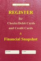 REGISTER for Checks/Debit Cards and Credit Cards & Financial Snapshot B0FRZ8CRB4 Book Cover