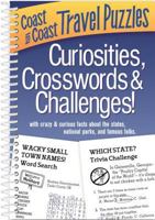 Coast to Coast Travel Puzzles - Curiosities, Crosswords & Challenges!: With Crazy & Curious Facts about the States, National Parks, and Famous Folks 0991417240 Book Cover