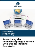 Auswirkung der Netzwerktopologie auf die Effizienz des Routing-Protokolls (German Edition) 6200676755 Book Cover
