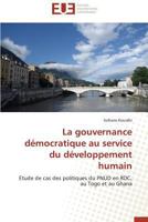 La Gouvernance Démocratique Au Service Du Développement Humain 3841736971 Book Cover