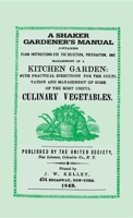 Shaker Gardener's Manual 1557090939 Book Cover