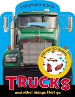 Trucks Mini Coloring Book 1780657625 Book Cover