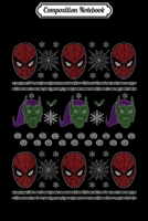 Composition Notebook: Marvel Spider-Man GreenGoblin Ugly Christmas Sweater Journal/Notebook Blank Lined Ruled 6x9 100 Pages 1711709824 Book Cover