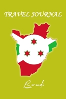 Travel Journal | Burundi | 50 Half Blank Pages | 1710535466 Book Cover