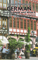 German: How to Speak and Write It 0486202712 Book Cover