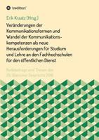 Ver�nderungen Der Kommunikationsformen Und Wandel Der Kommunikationskompetenzen ALS Neue Herausforderungen F�r Studium Und Lehre an Den Fachhochschulen F�r Den �ffentlichen Dienst 3746978459 Book Cover