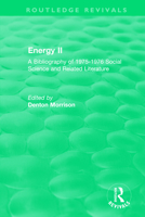 Routledge Revivals: Energy II (1977): A Bibliography of 1975-1976 Social Science and Related Literature 0815376812 Book Cover