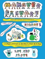 Printable Kindergarten Worksheets (Cut and paste Monster Factory - Volume 3): This book comes with collection of downloadable PDF books that will help ... Books are designed to improve hand-eye coor 1839879351 Book Cover
