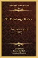 The Edinburgh Review for the Year 1755 1165769395 Book Cover