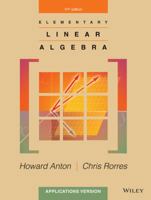 Elementary Linear Algebra: Applications Version 1118434412 Book Cover