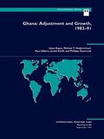 Ghana: Adjustment and Growth, 1983-91 (Occasional Paper (Intl Monetary Fund)) 155775182X Book Cover