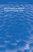 Oxford Poetry by Richard Eedes and George Peele 0367189097 Book Cover