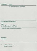 Solo for Alto Saxophone and Piano 0793524849 Book Cover