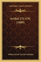 Artikel 152 Gw. 1168051487 Book Cover