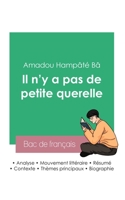 Réussir son Bac de français 2023: Analyse du recueil Il n'y a pas de petite querelle de Amadou Hampâté Bâ 2385092166 Book Cover