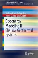 Geoenergy Modeling II: Shallow Geothermal Systems 3319450557 Book Cover