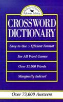 Crossword Dictionary (Webster's Classic Reference Library) 082410238X Book Cover