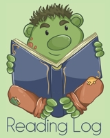 Reading Log: Write Quick Book Reports For A Reading Challenge. Reading Nook Gift For Book Nerd Kids. Green Troll Cover.: 5 (Kids Book Diary) B084WMGWCK Book Cover