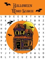 Halloween Word Search: Puzzles Activity Book, Fun For Kids & Adults, Puzzle Activities Gift, With Solutions Pages 1649441746 Book Cover