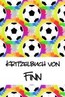 Kritzelbuch von Finn: Kritzel- und Malbuch mit leeren Seiten für deinen personalisierten Vornamen 1078169276 Book Cover