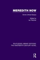 Meredith now: some critical essays; 1138672920 Book Cover