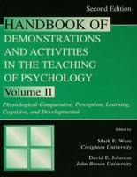 Physiological-Comparative, Perception, Learning, Cognitive, and Developmental, Vol. 2 0805830464 Book Cover