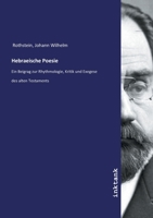 Hebraeische Poesie (German Edition) 3750149607 Book Cover