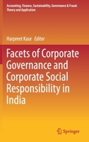 Facets of Corporate Governance and Corporate Social Responsibility in India 9813340754 Book Cover